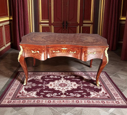 Louis XV Schreibtisch – Intarsien, Massivholz
