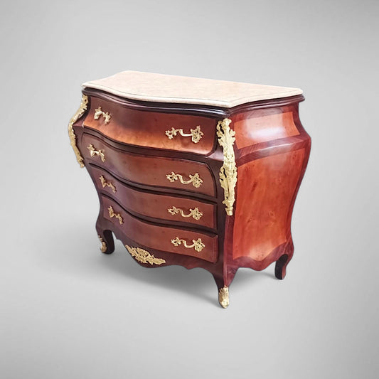 Majestätische Barock Anrichte | Massivholz, Intarsien & Gold-Details – Prachtvoll & Handgefertigt