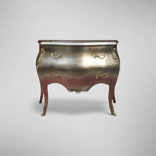 Pompöse Barock Kommode - Vergoldetes Massivholz & Prunk-Details – Luxuriös & Handgefertigt